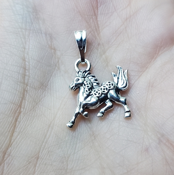 New Silver Celtic Horse Celtic Charm - Picture 2 of 8
